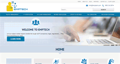Desktop Screenshot of emptech.com
